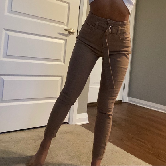 Tan/Khaki skinny jeans - Picture 1 of 5